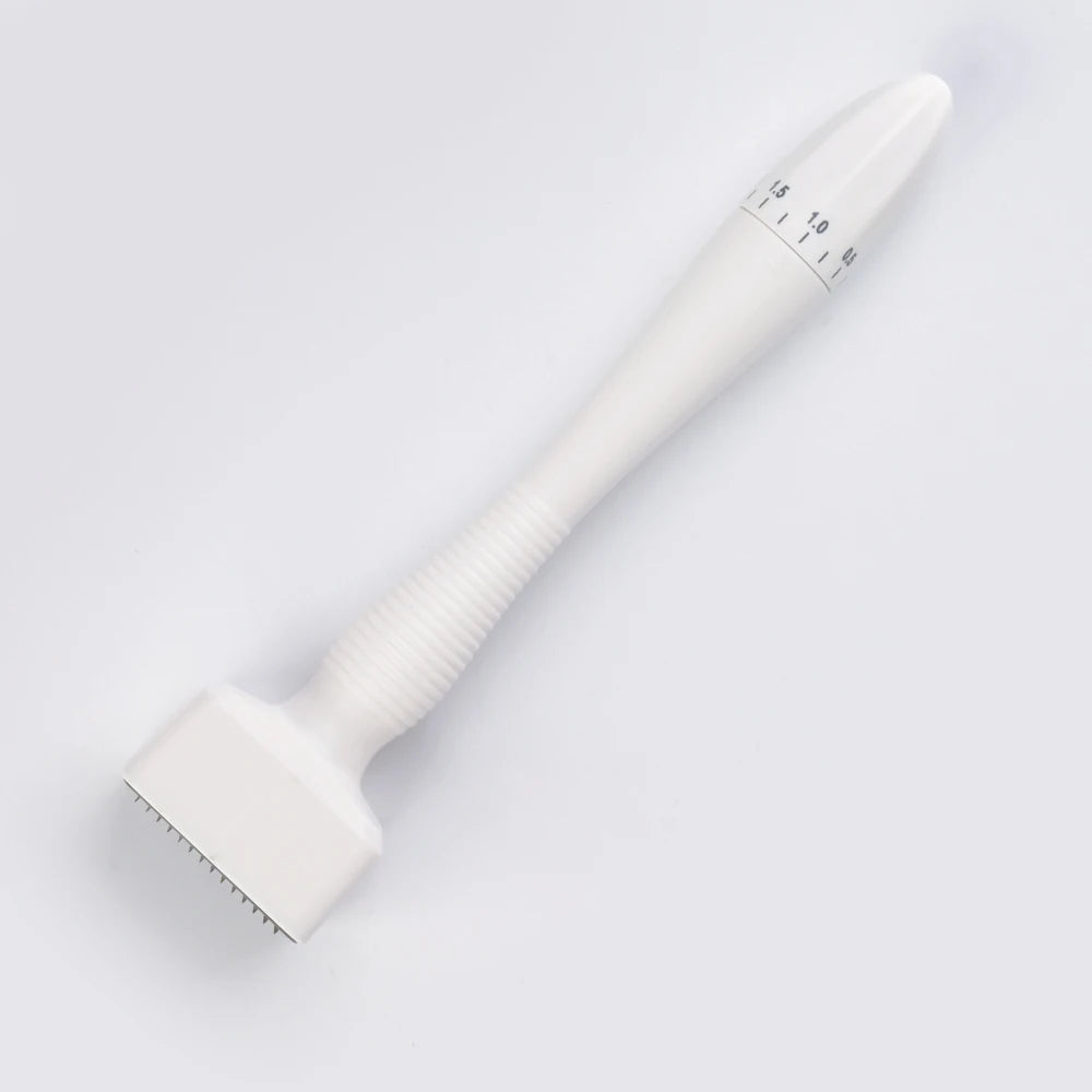 140 Needles Adjustable Titanium Derma Stamp Microneedling Face Roller Massager Skin Care Beard Growth Scalp Hair Factory Sale