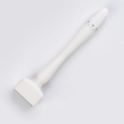 140 Needles Adjustable Titanium Derma Stamp Microneedling Face Roller Massager Skin Care Beard Growth Scalp Hair Factory Sale