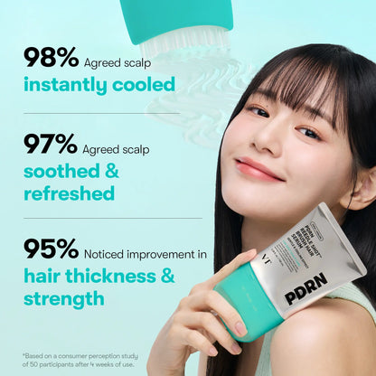 [VT COSMETICS] #1 Viral PDRN Reedle Shot Hair Brush Serum with Original Liquid Microneedling & PDRN | Large-Capacity Full Scalp Care, Hair Thickening, Fuller-Looking Hair & Daily Root Care | Hairline, Roots, Baby Hair & Dry Scalp | Korean Haircare