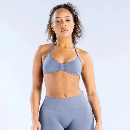 DF Yoga Impact Sports Set - Seamless Sculpt Fit with Strappy Back High-Waisted Bottoms Ultra-Flattering Activewear Look for Women Gym Stuff