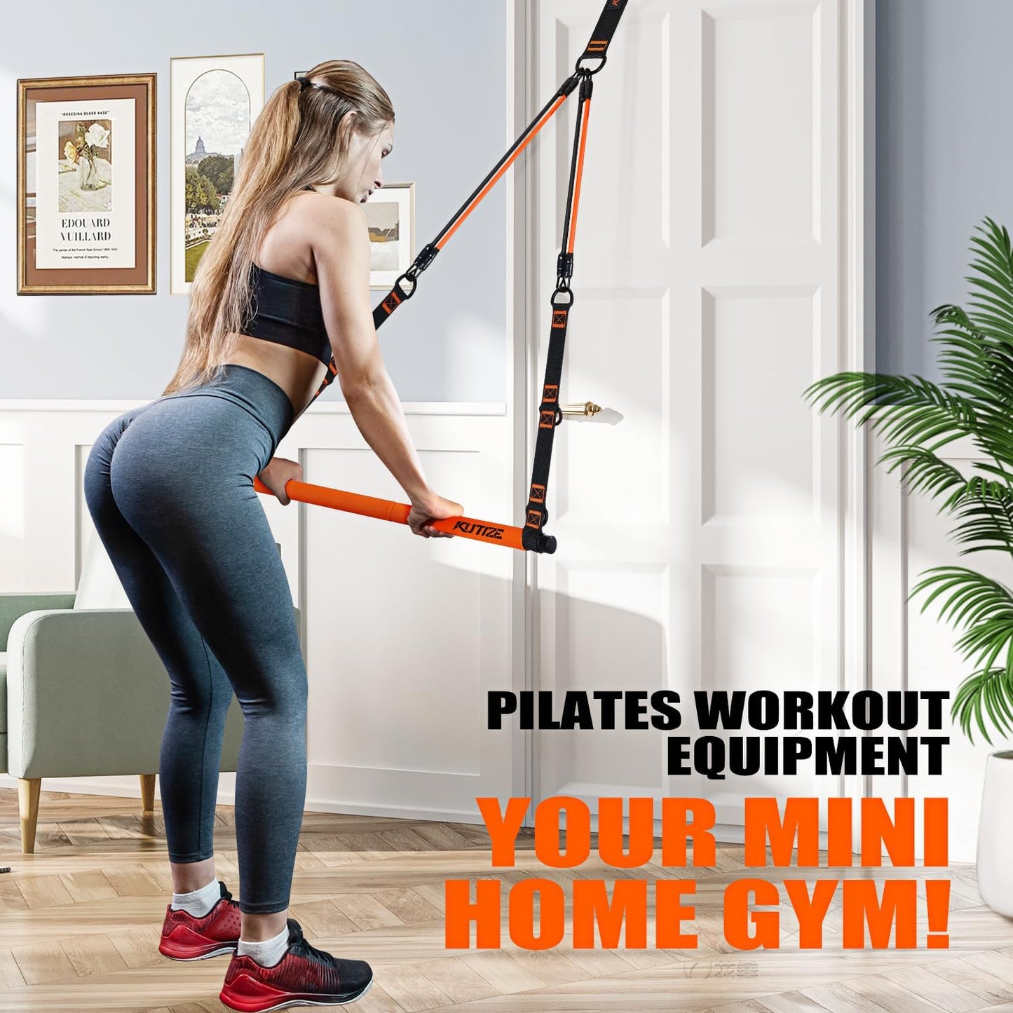 Transform Your Home Workouts with Our Multifunctional Pilates Bar Kit - Complete Set for Full-Body Strength Training and Flexibility
