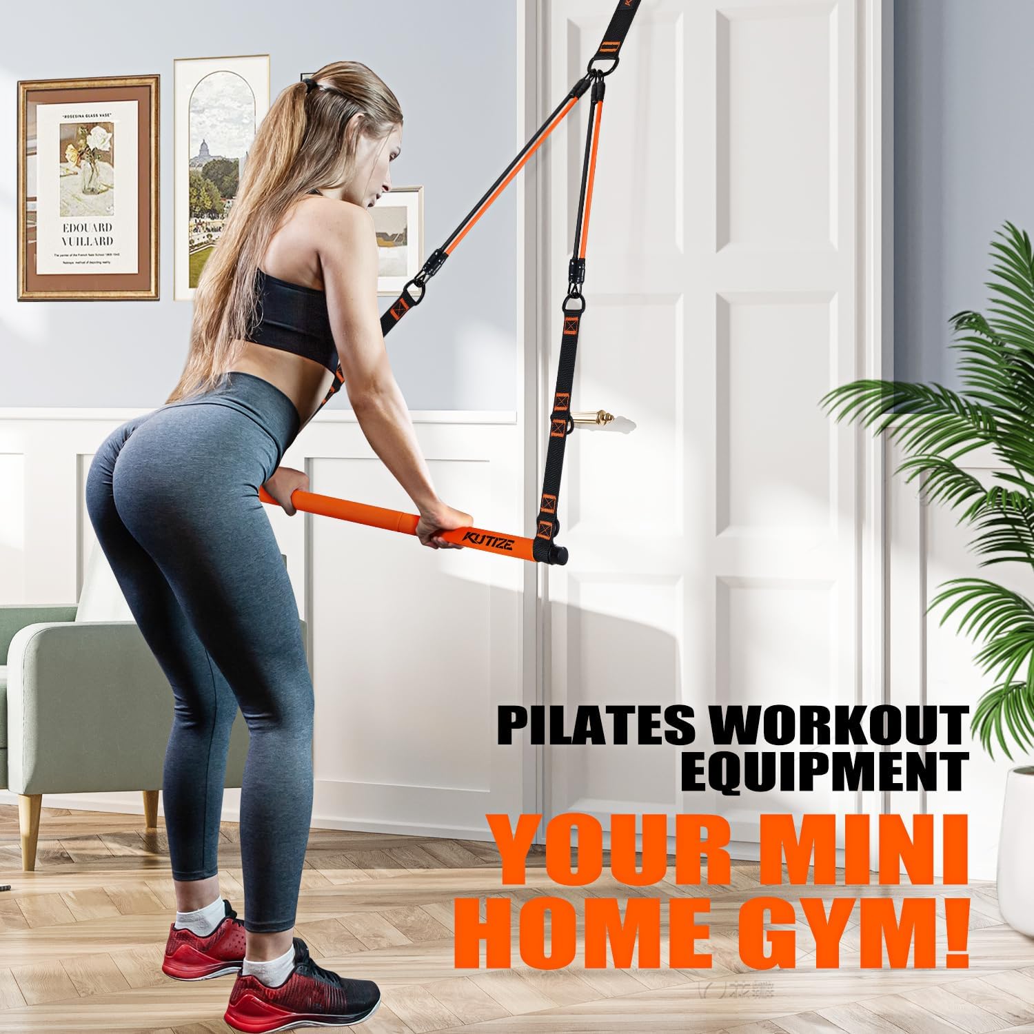 Transform Your Home Workouts with Our Multifunctional Pilates Bar Kit - Complete Set for Full-Body Strength Training and Flexibility