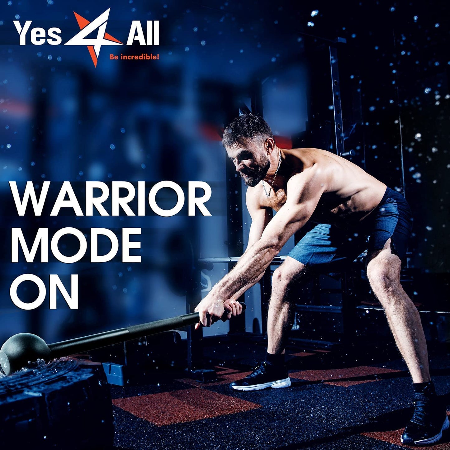 Ultimate Steel Mace Bell for Full Body Strength Training - Perfect for Muscle, Shoulder, Grip & Forearm Workouts - Available in 5 to 30 LB for Men & Women
