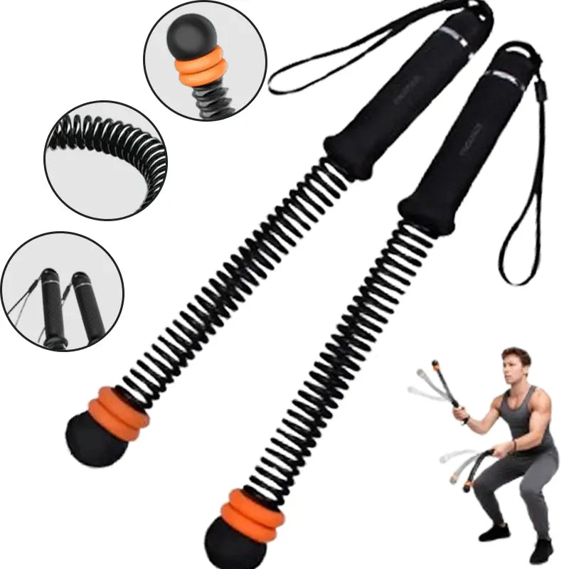 2026 Fully Upgraded Weighted Wireless Battle Rope - Cordless Battle Ropes for Home Gym - Cordless Training Rope Fitness Equipment for Men & Women Home Gym Kit Mother’S Day Gift | April Stock Up