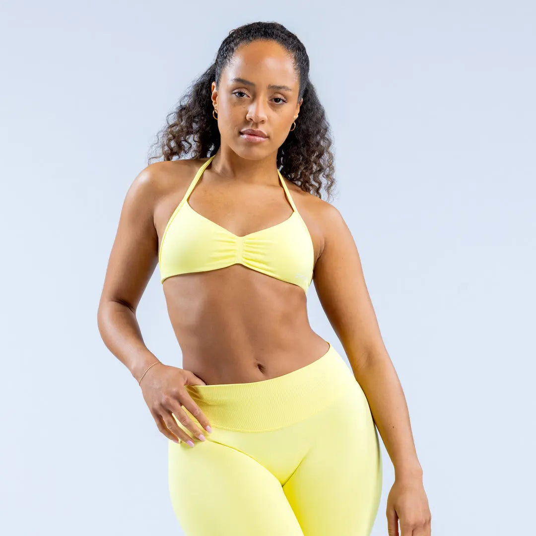DF Yoga Impact Sports Set - Seamless Sculpt Fit with Strappy Back High-Waisted Bottoms Ultra-Flattering Activewear Look for Women Gym Stuff