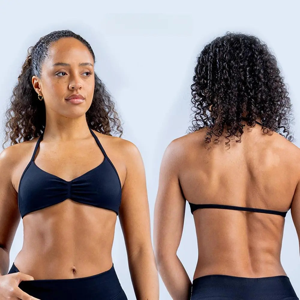 DF Yoga Impact Sports Set - Seamless Sculpt Fit with Strappy Back High-Waisted Bottoms Ultra-Flattering Activewear Look for Women Gym Stuff