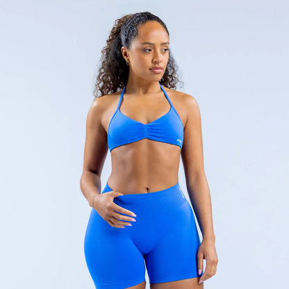 DF Yoga Impact Sports Set - Seamless Sculpt Fit with Strappy Back High-Waisted Bottoms Ultra-Flattering Activewear Look for Women Gym Stuff
