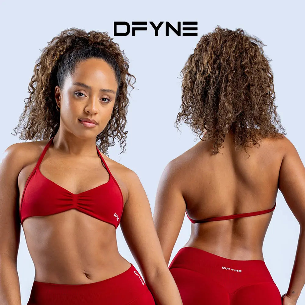 DF Yoga Impact Sports Set - Seamless Sculpt Fit with Strappy Back High-Waisted Bottoms Ultra-Flattering Activewear Look for Women Gym Stuff