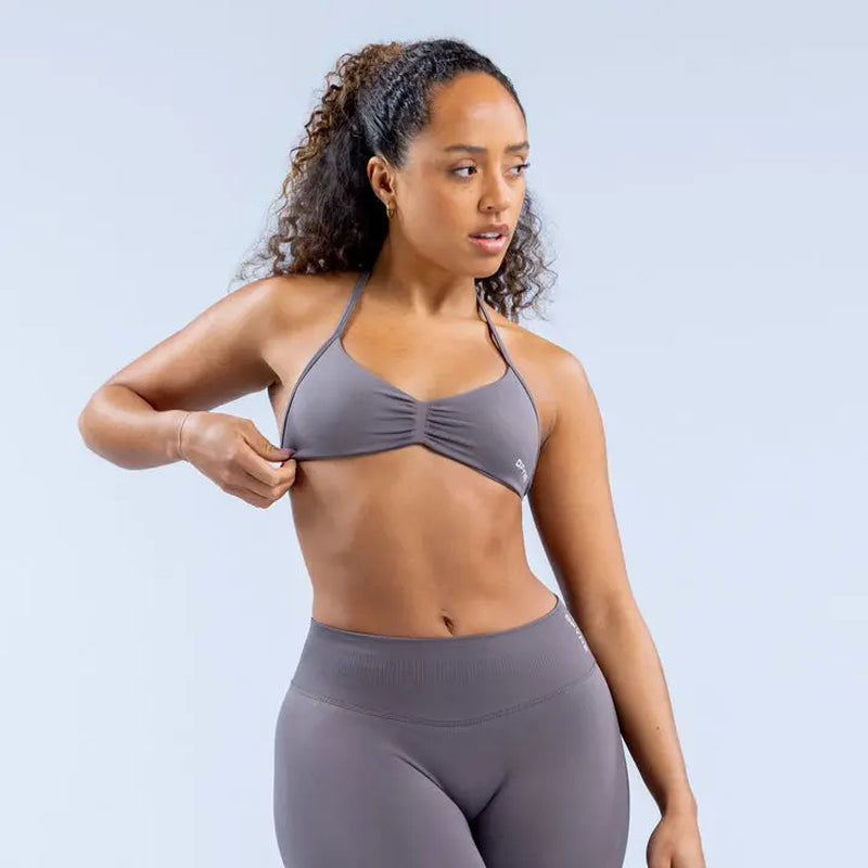 DF Yoga Impact Sports Set - Seamless Sculpt Fit with Strappy Back High-Waisted Bottoms Ultra-Flattering Activewear Look for Women Gym Stuff