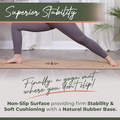 Elevate Your Yoga Journey with the Ultimate Cork Yoga Essentials Kit: Mat, Blocks, Strap & Carry Strap